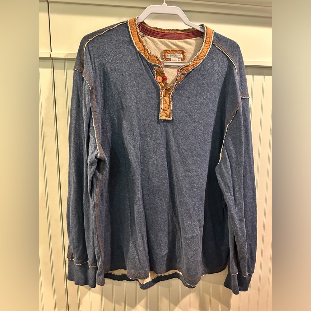 Carbon2Cobalt super soft excellent condition Henley XL